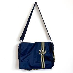 Vintage Dr Martens Black Messenger Bag Y2K Crossbody Nylon School Travel Laptop